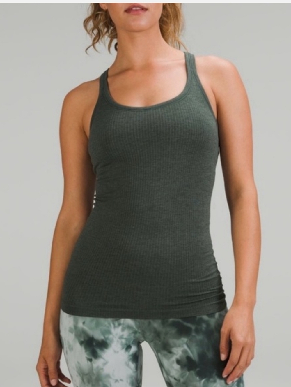 Lululemon Ebb to Street Tank in Smoked Spruce Size 12
